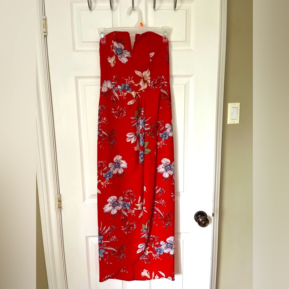 NWT COLORI strapless dress
